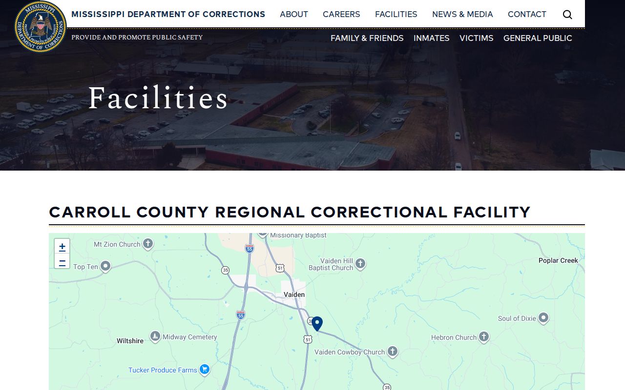 Carroll County Regional Correctional Facility release records source